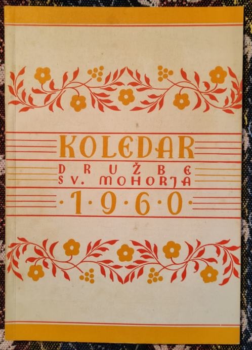 Koledar družbe sv Mohorja za leto 1960