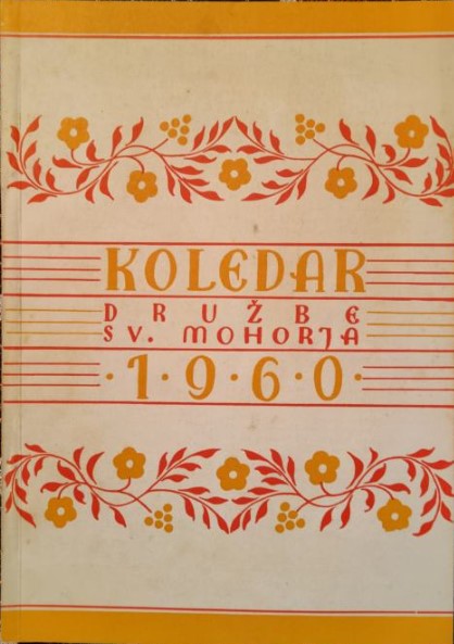 Koledar Družbe sv. Mohorja za leto 1960