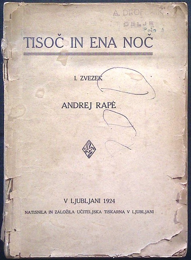 Tisoč in ena noč (I. zvezek)