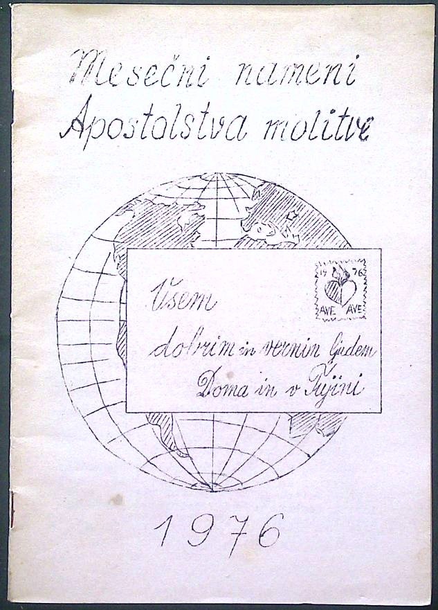 Mesečni nameni Apostolstva molitve