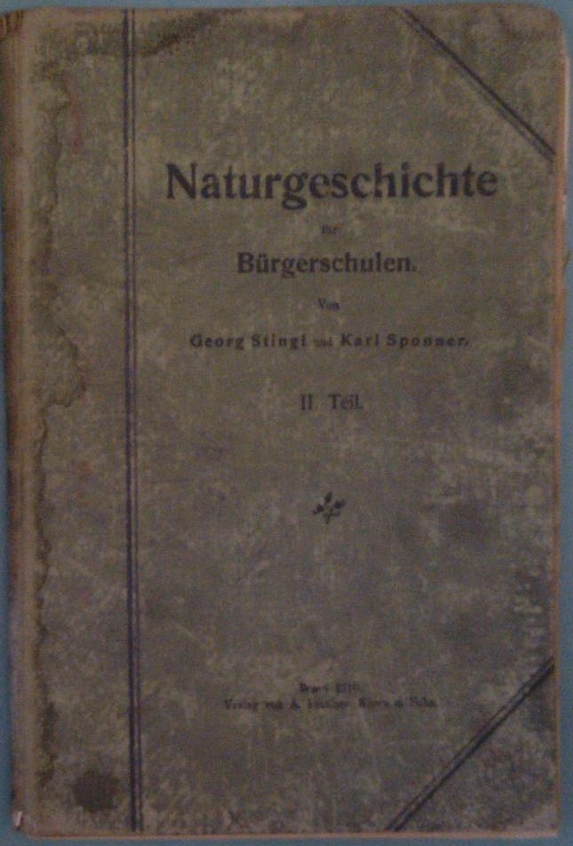 Naturgeshichte fur Burgershulen  II. Teil