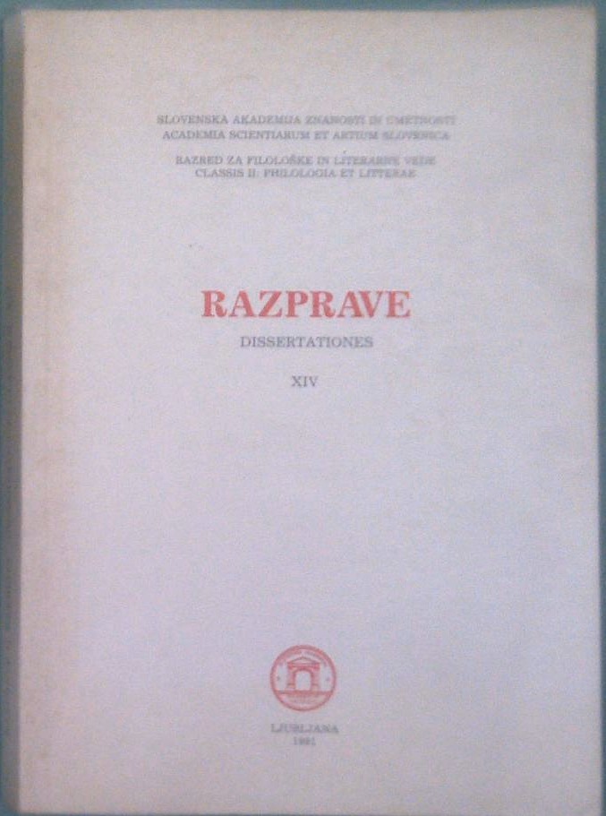 Razprave XIV