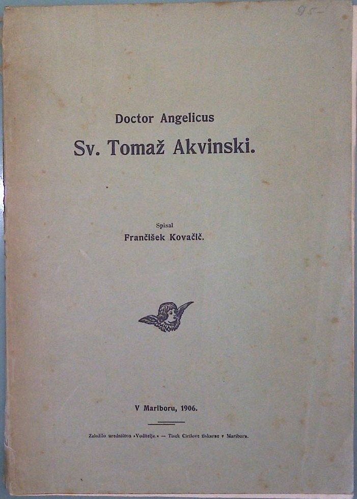 Doctor Angelicus sv. Tomaž Akvinski