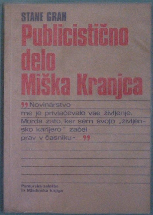 Publicistično delo Miška Kranjca