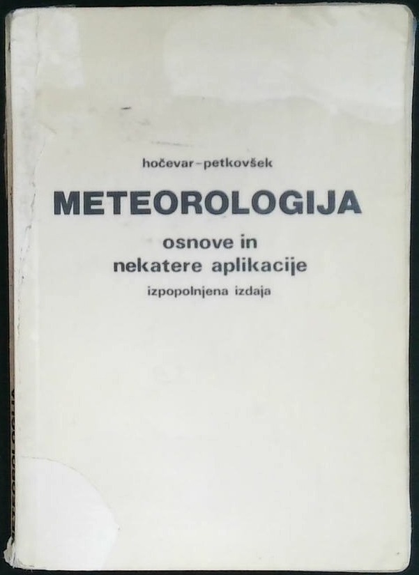 Meteorologija - osnove in nekatere aplikacije
