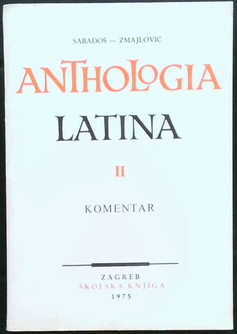 Anthologia Latina 2 (Poezija)
