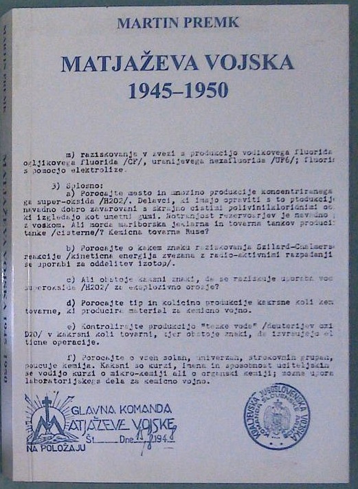 Matjaževa vojska 1945-1950