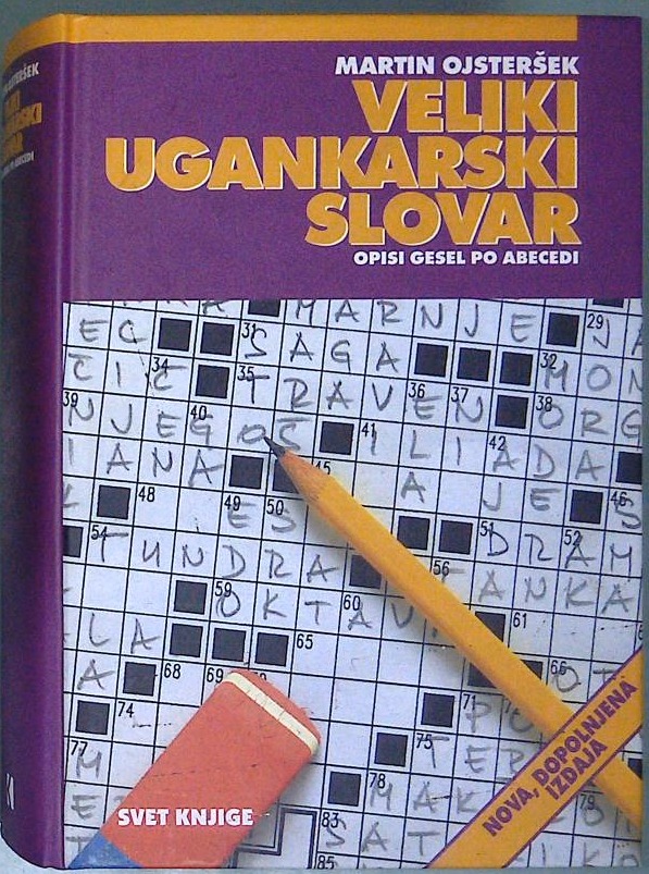 Veliki ugankarski slovar - Opisi gesel po abecedi