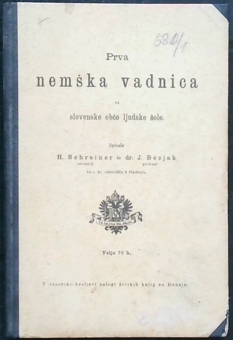 Prva nemška vadnica (za slovenske obče ljudske šole)