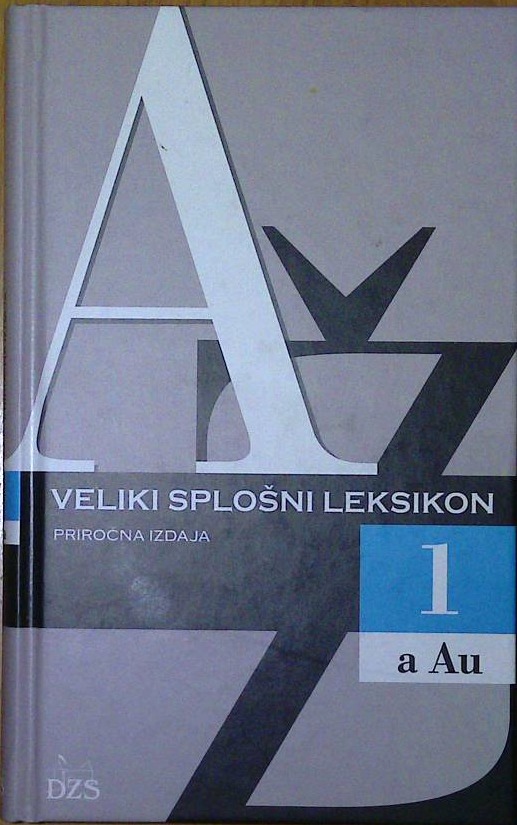 Veliki splošni  leksikon, Prva knjiga a-August, Priročna izdaja v dvajsetih knjigah