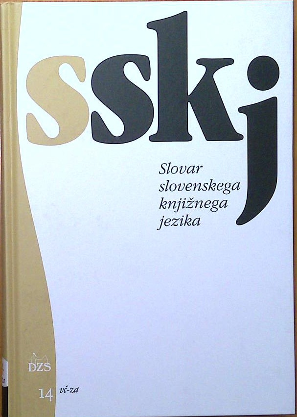 Slovar slovenskega knjižnega jezika 14 vč-za