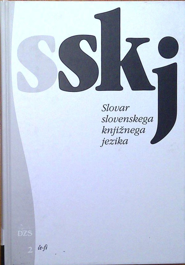 Slovar slovenskega knjižnega jezika 2 če-fi