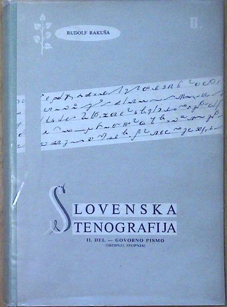 Slovenska stenografija II. del : govorno pismo