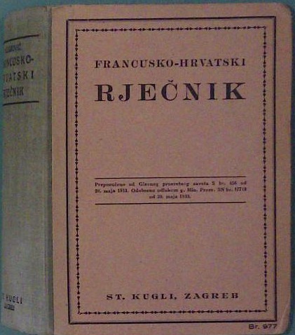 Francusko-Hrvatski rječnik