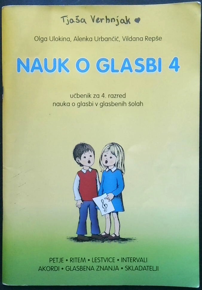 Nauk o glasbi 4 : učbenik za 4. razred nauka v glasbi v glasbenih šolah