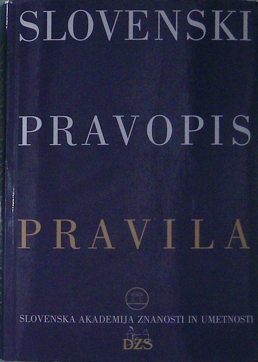 Slovenski pravopis 1 - Pravila