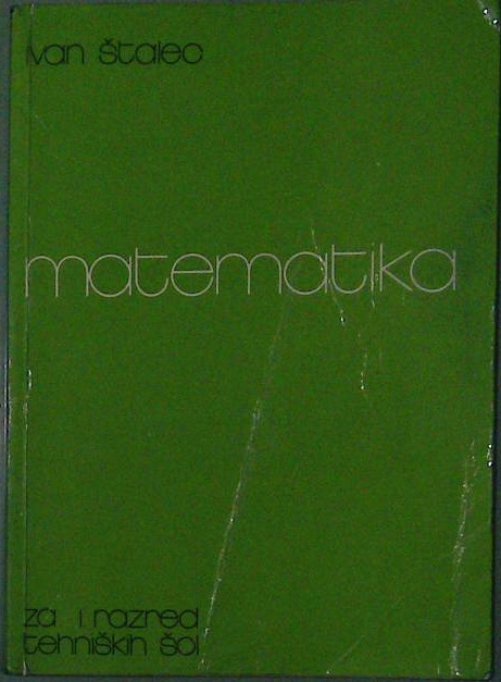 Matematika za 1. razred tehniških šol
