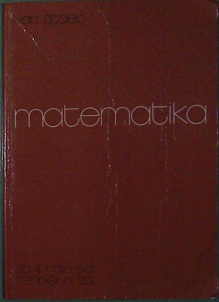 Matematika za 4. razred tehniških šol