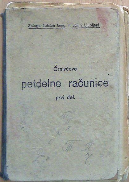 Črnivčeve petdelne računice 1. del