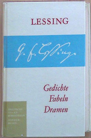 Lessing Gedichte Fabeln Dramen