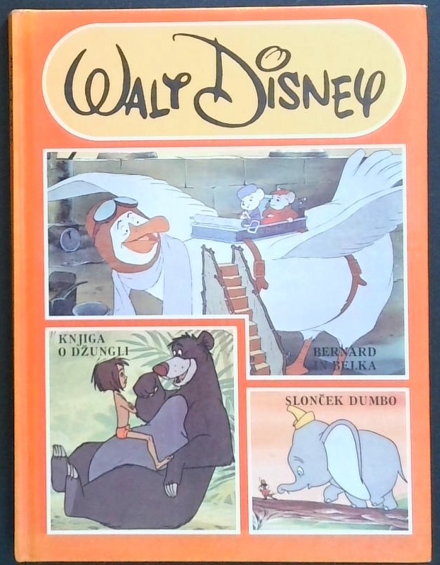 WALT DISNEY - Bernard in Belka; Slonček Dumbo; Knjiga o džungli