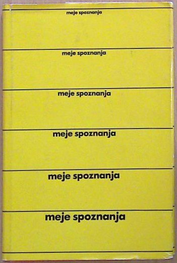 Meje spoznanja