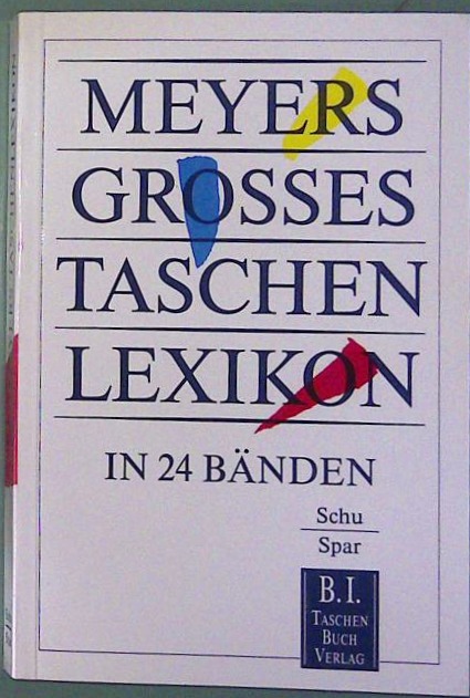 Meyers Grosses Tachen Lexikon  Band 20 Schu-Spar