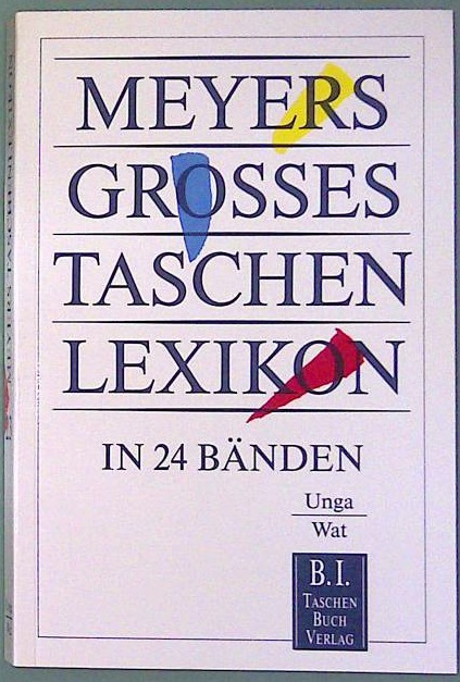 Meyers Grosses Tachen Lexikon  Band 23 Unga-Wat