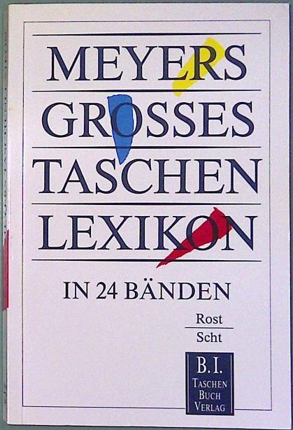 Meyers Grosses Tachen Lexikon Band 19 Rost-Scht