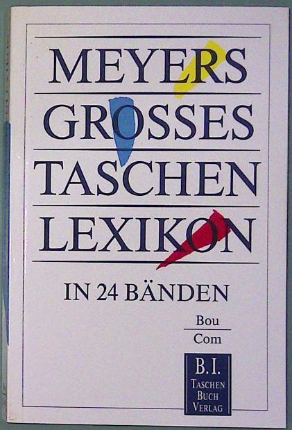 Meyers Grosses Tachen Lexikon Band 4 Bou-Com