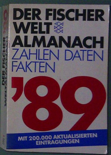 Der Fischer Weltalmanach 1988 - Zahlen, Daten, Fakten