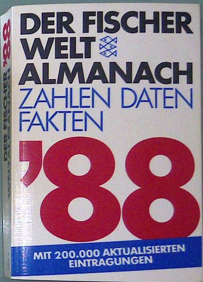 Der Fischer Weltalmanach 1988 - Zahlen, Daten, Fakten - slika 2