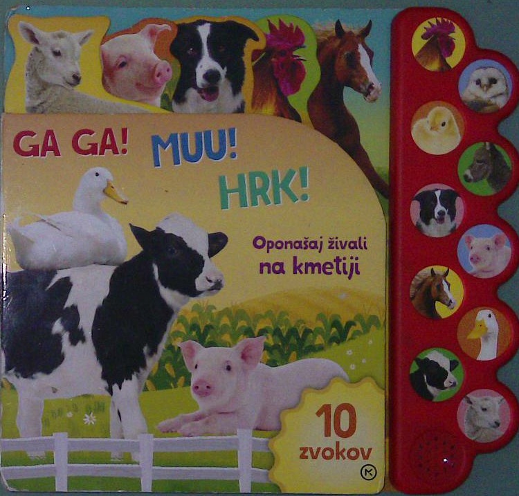 Ga ga! Muu! Hrk! Oponašaj živali na kmetiji