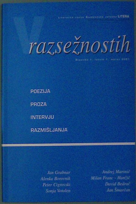 V razsežnostih: Številka 1, letnik 1, marec 2001