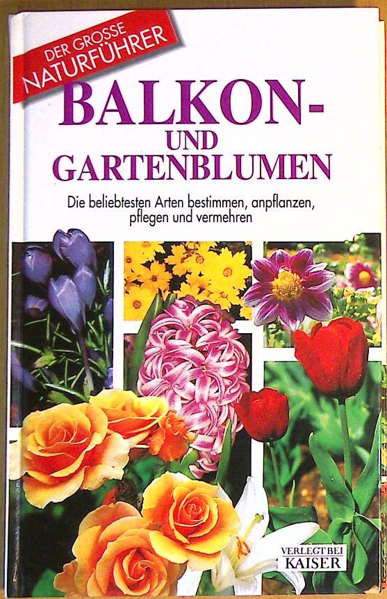 Der grosse Naturführer: Balkon- und Gartenblumen. Die beliebtesten Arten bestimmen, anpflanzen, pflegen und vermehren