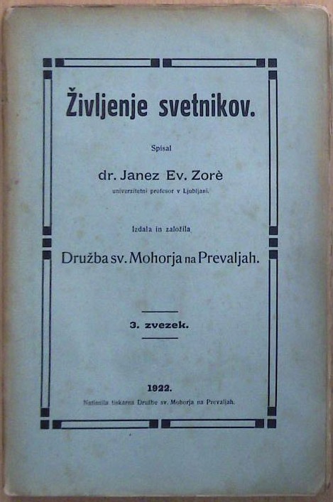 Življenje svetnikov  3. zvezek