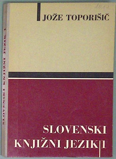 Slovenski knjižni jezik 1