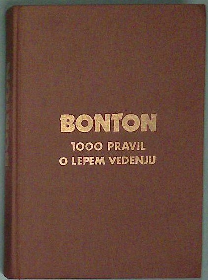 Bonton 1000 pravil o lepem vedenju