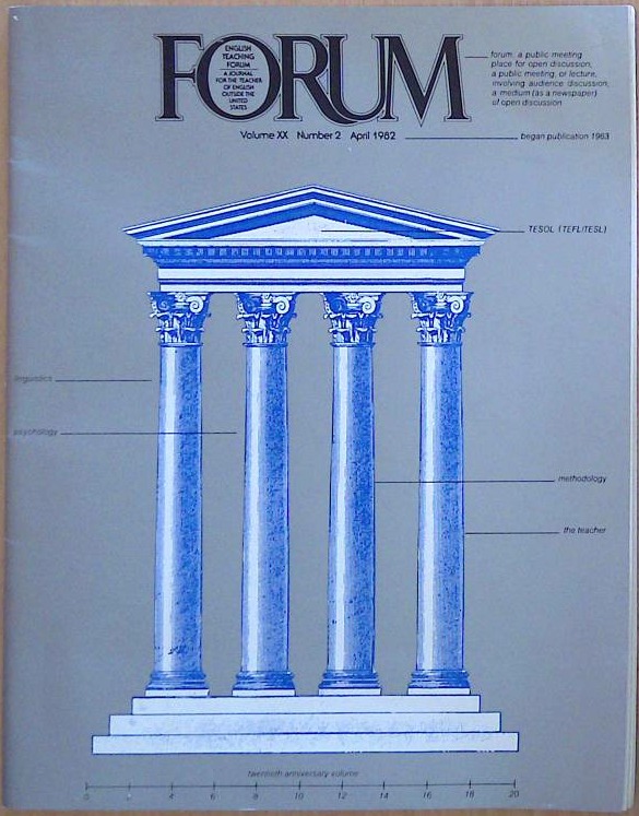 Forum: A journal for the teacher of English outside the United States (Volume XX Number 2 April 1982)