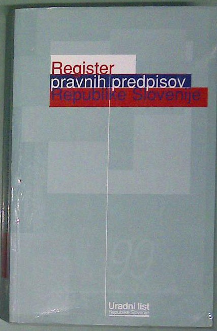 Register pravnih predpisov republike Slovenije
