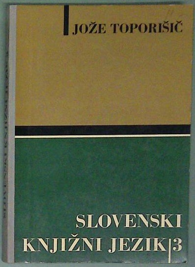 Slovenski knjižni jezik 3