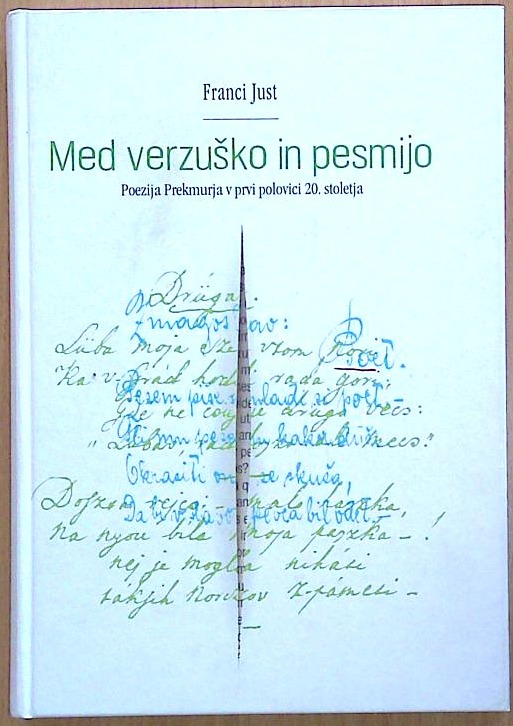 Med verzuško in pesmijo: Poezija Prekmurja v prvi polovici 20. stoletja