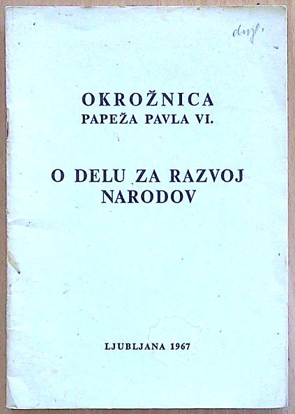 Okrožnica papeža Pavla VI. - O delu za razvoj narodov