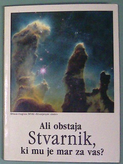 Ali obstaja stvarnik, ki mu je mar za vas
