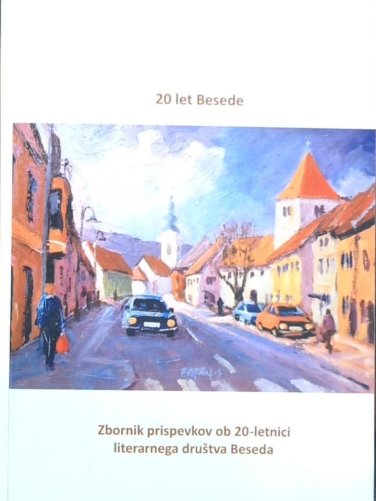 20 let Besede, Zbornik prispevkov ob 20-letnici literarnega društva Beseda