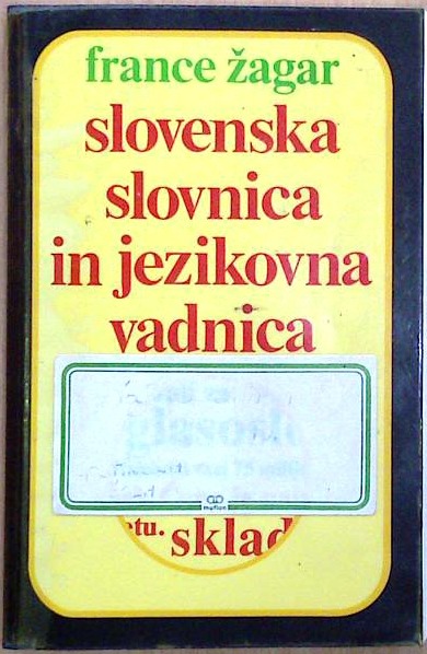 Slovenska slovnica in jezikovna vadnica
