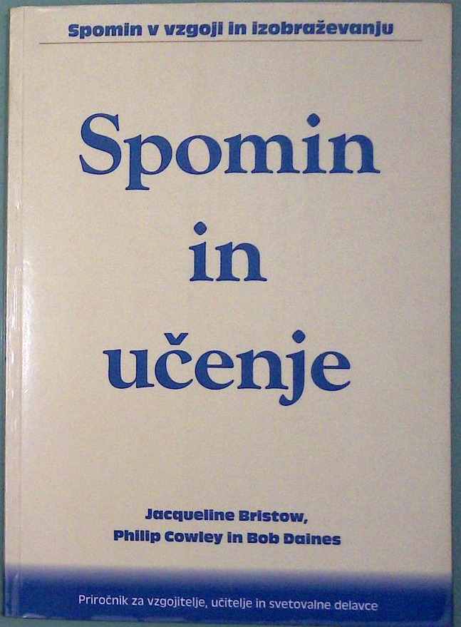 Spomin in učenje : Priročnik za učitelje