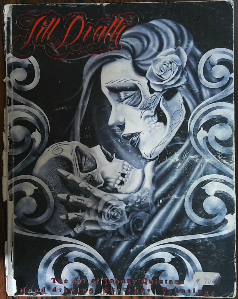 Till death: The art of Johnny Quintana; Head drawing sketches paintings