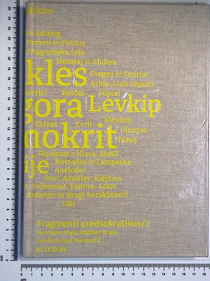 Fragmenti predsokratikov 2 - slika 3