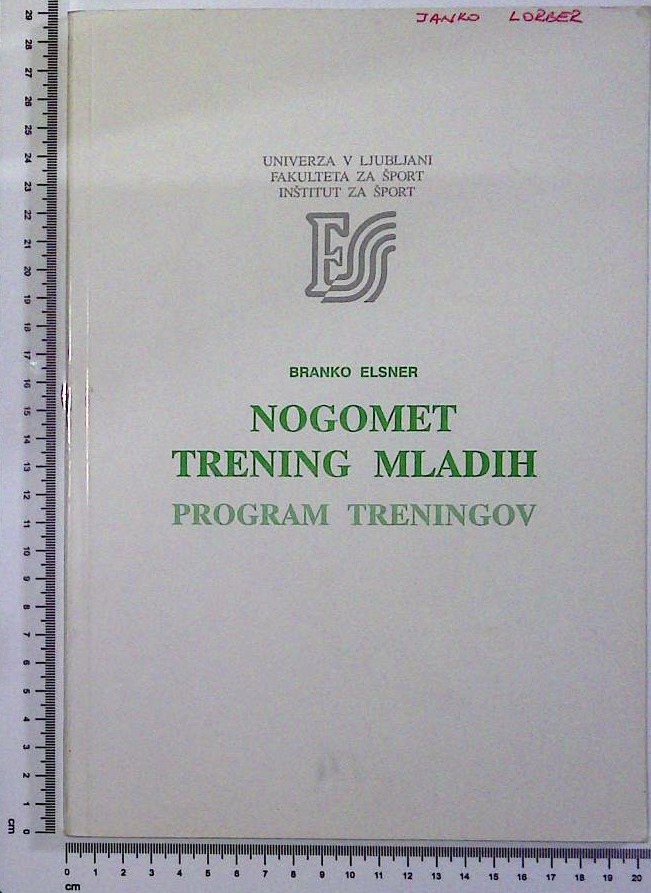 Nogomet : Trening mladih - Program treningov